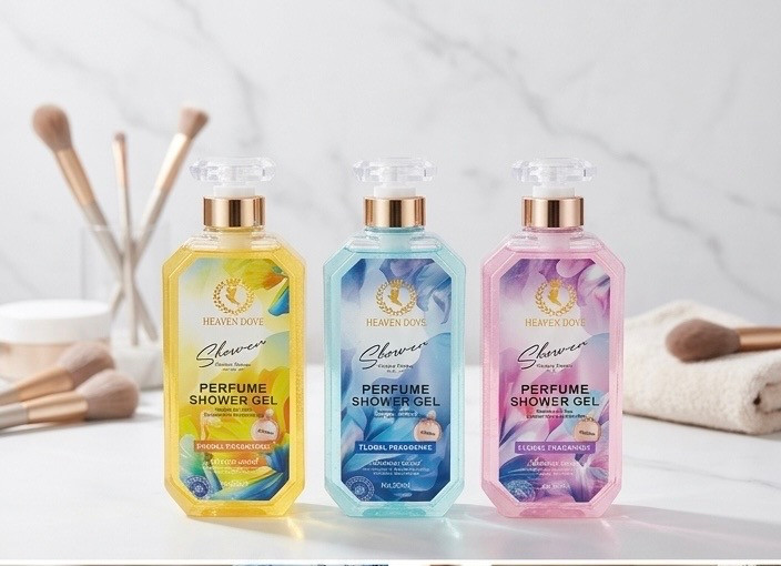 شامپو بدن عطری هیون داو HEAVEN DOVE حجم ۵۰۰ میلیلیتر | سه رایح